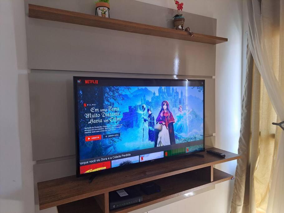 Apto Aconchegante Beira Mar Com Ar No Quarto Solemar Exteriör bild