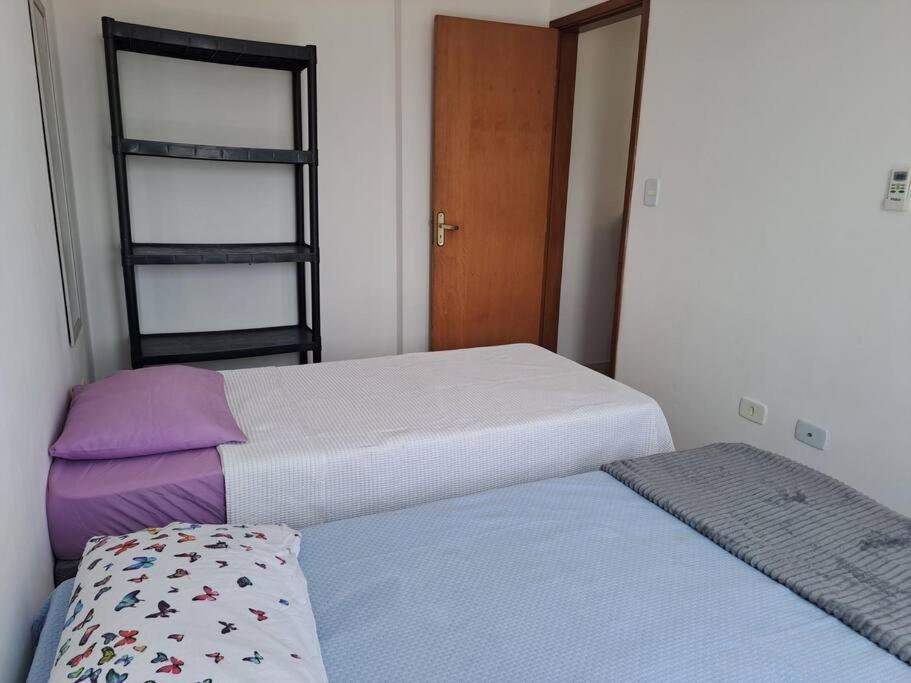 Apto Aconchegante Beira Mar Com Ar No Quarto Solemar Exteriör bild