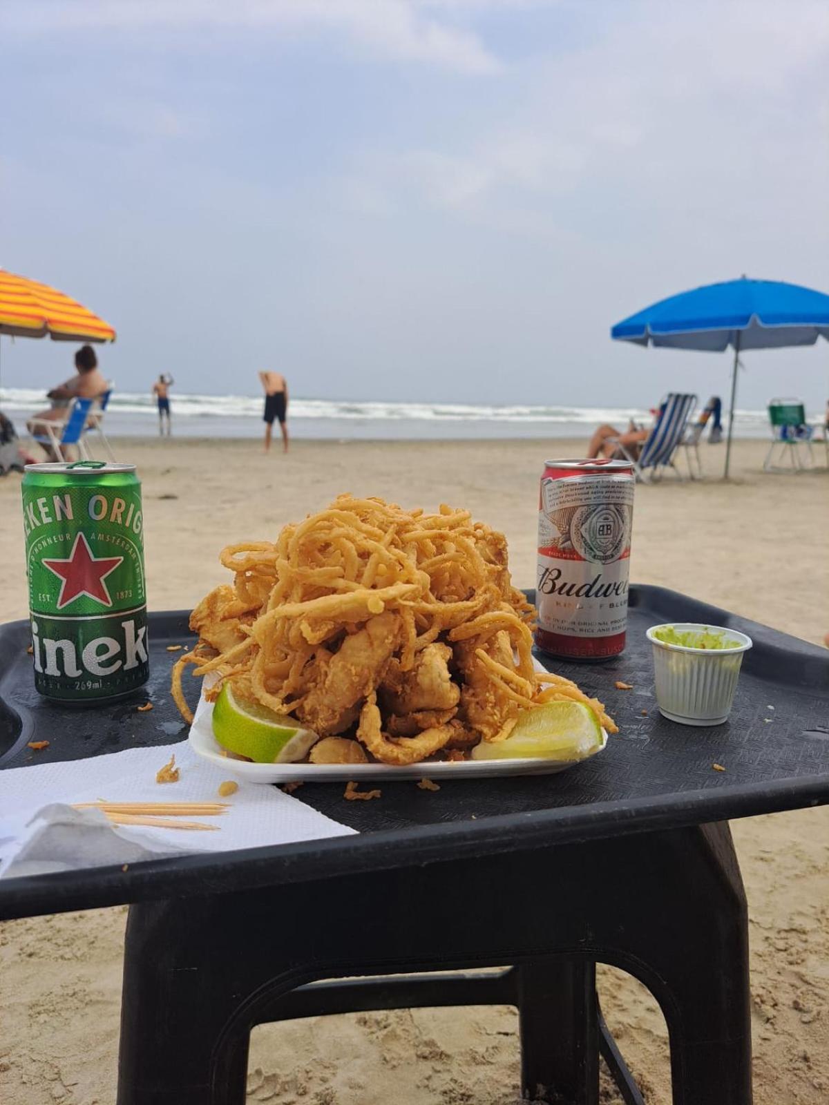 Apto Aconchegante Beira Mar Com Ar No Quarto Solemar Exteriör bild